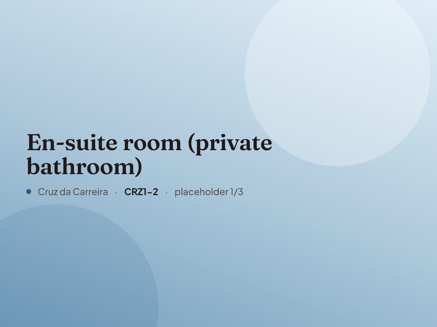 Placeholder image for “En-suite room (private bathroom)”. Real photos are coming.