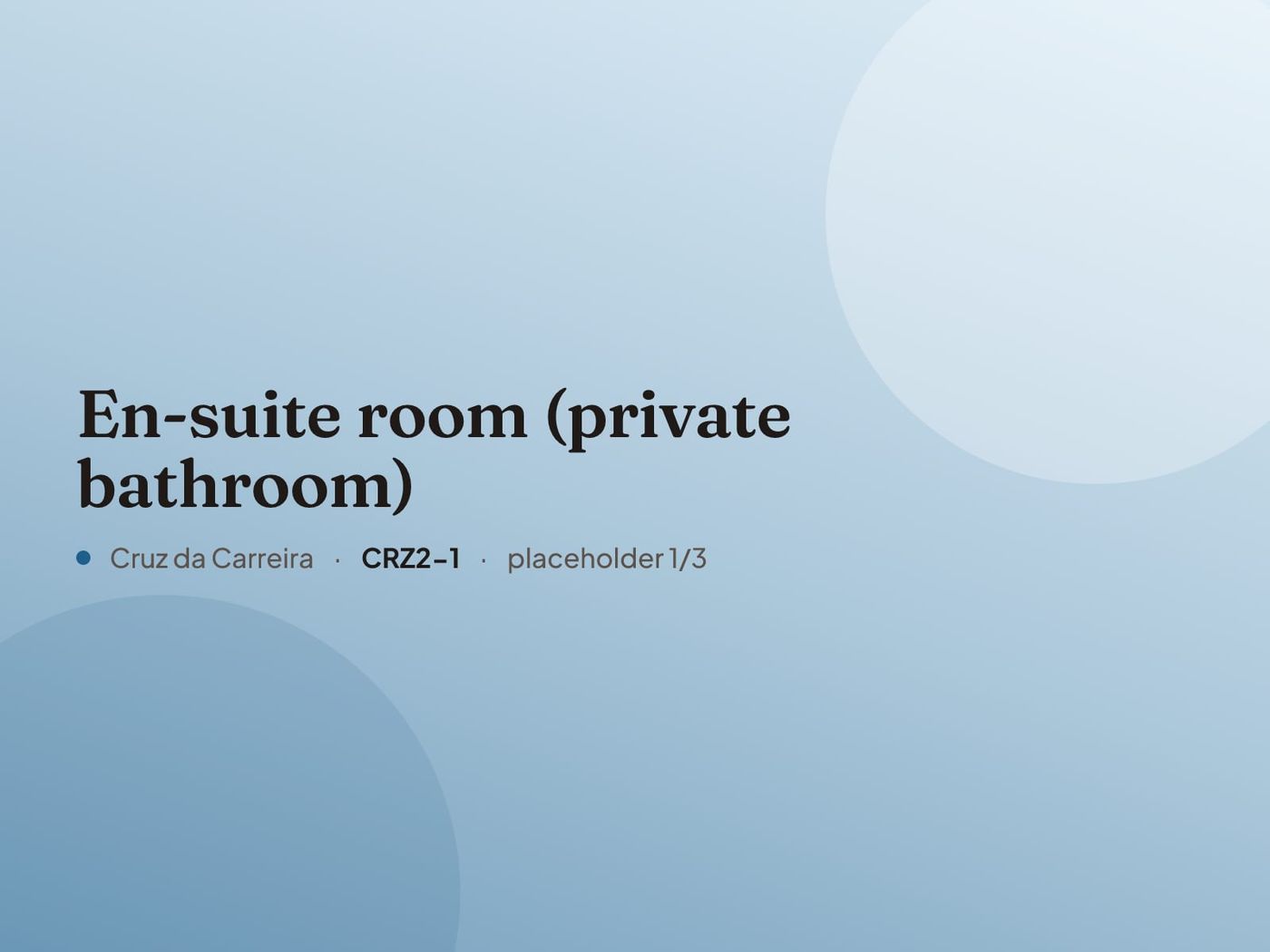 Placeholder image for “En-suite room (private bathroom)”. Real photos are coming.