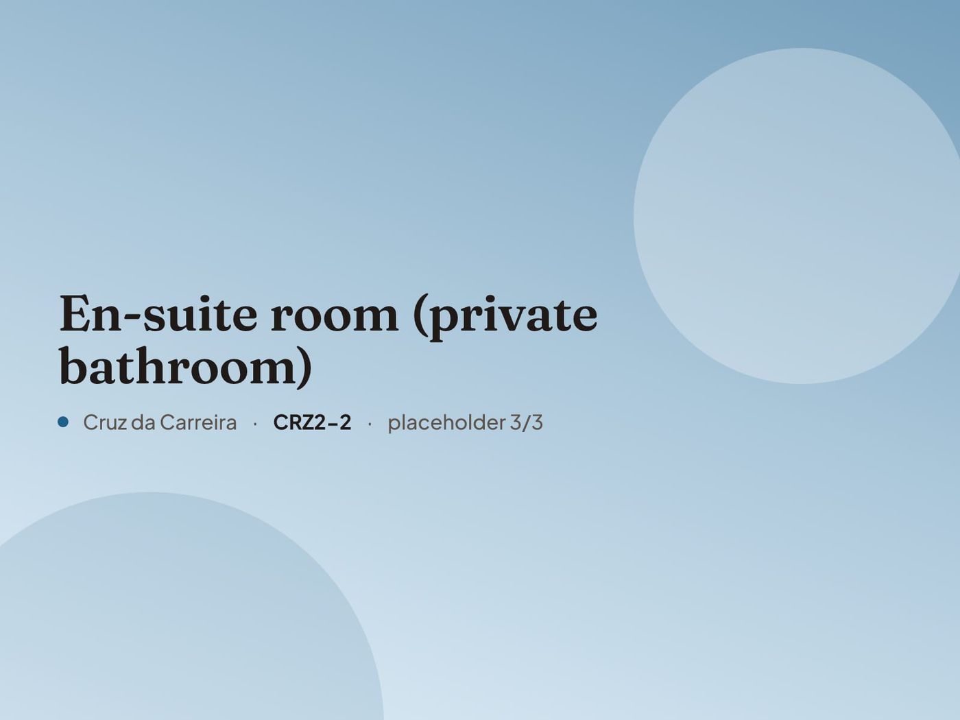 Placeholder image for “En-suite room (private bathroom)”. Real photos are coming.
